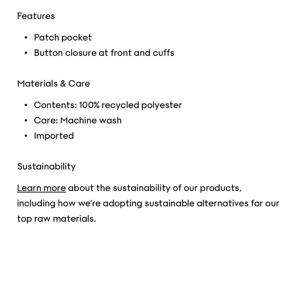 S New TNA Polar Shacket - Picture 4 of 10